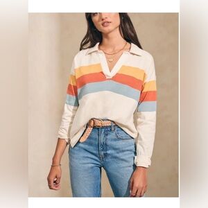 Faherty Sunwashed Long-Sleeve Polo